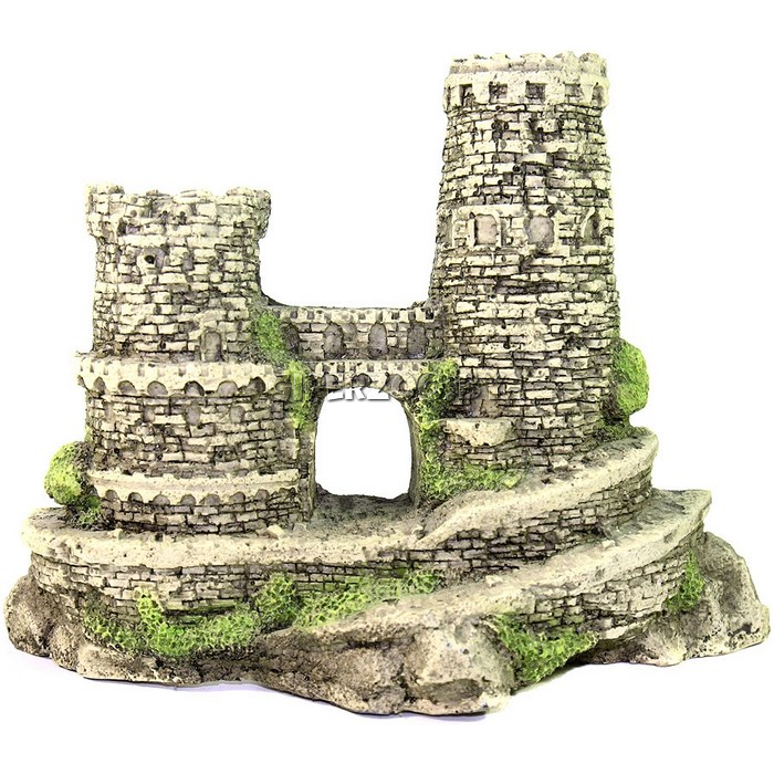 Грот для аквариума Крепость№621,14х7х10 см Грот для аквариума Крепость№621,14х7х10 см