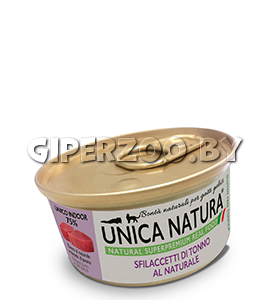 Unica Natura Ломтики тунца для кошек, 70 гр Unica Natura Ломтики тунца для кошек, 70 гр