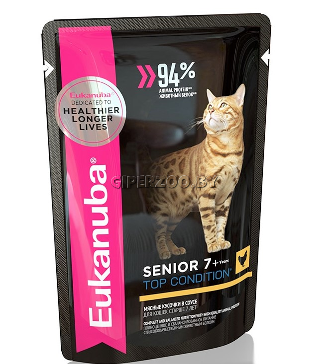 Eukanuba Senior +7  (Птица), 85 гр Eukanuba Senior +7  (Птица), 85 гр