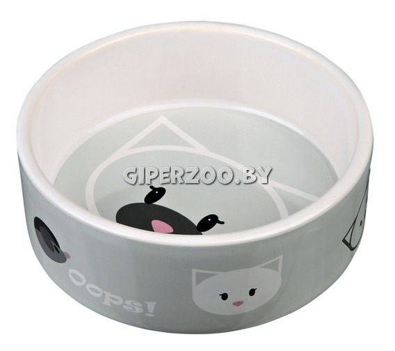 Миска керамическая TRIXIE Mimi, с изображением d 13 см, 0,3л Миска керамическая TRIXIE Mimi, с изображением d 13 см, 0,3л