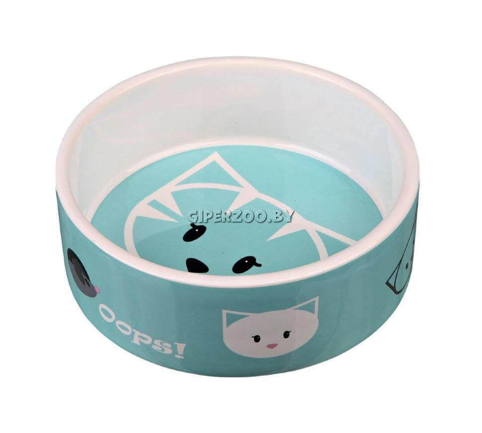Миска керамическая TRIXIE Mimi, с изображением d 13 см, 0,3л Миска керамическая TRIXIE Mimi, с изображением d 13 см, 0,3л