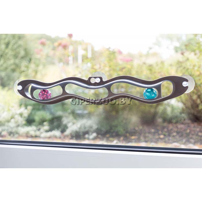 Интерактивная игрушка для котов TRIXIE Fix&Catch с креплением на стекло Интерактивная игрушка для котов TRIXIE Fix&Catch с креплением на стекло