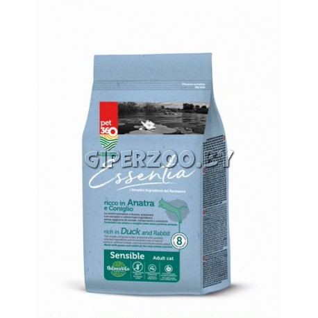 Pet360 ESSENTIA для кошек с чувствительным пищеварением утка/кролик, 300 гр Pet360 ESSENTIA для кошек с чувствительным пищеварением утка/кролик, 300 гр