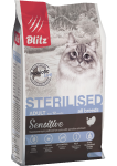 Blitz Sensitive Adult Sterilised (индейка), 2 кг