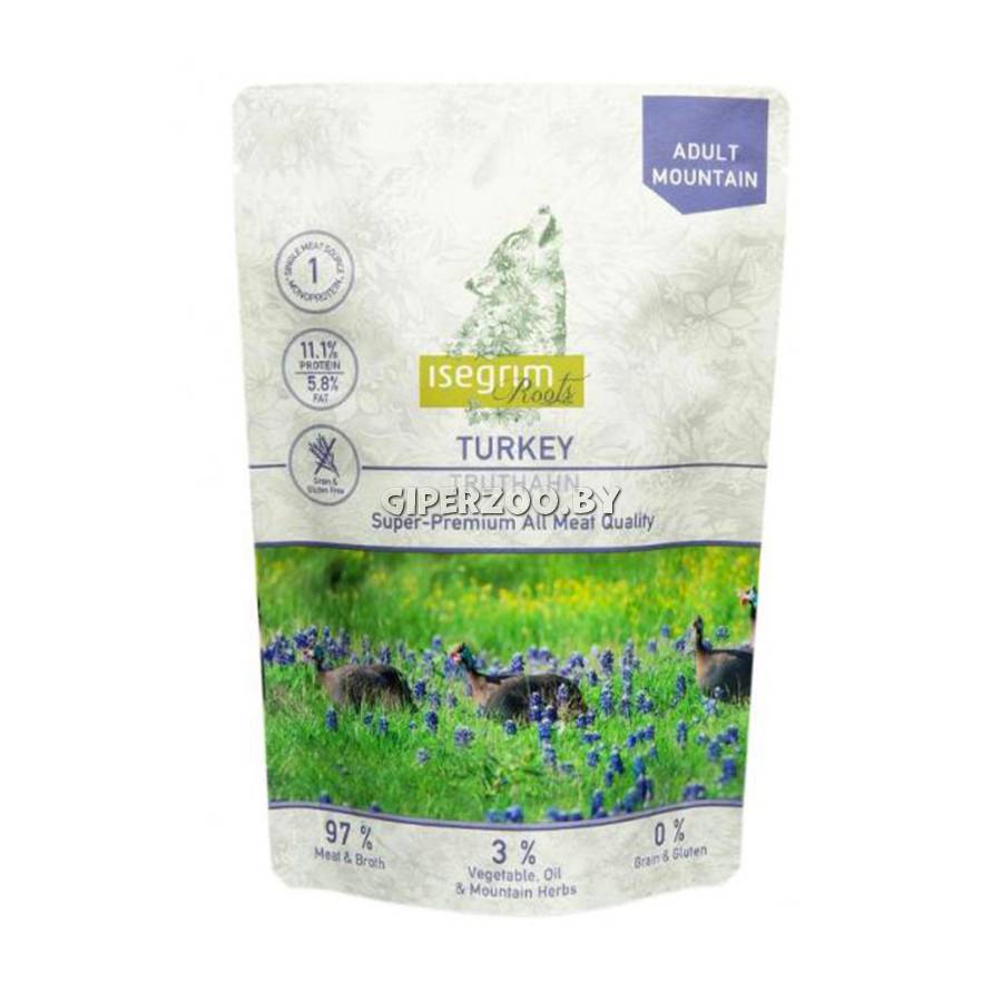 Isegrim Roots с индейкой, 410 гр*6 шт Isegrim Roots с индейкой, 410 гр*6 шт