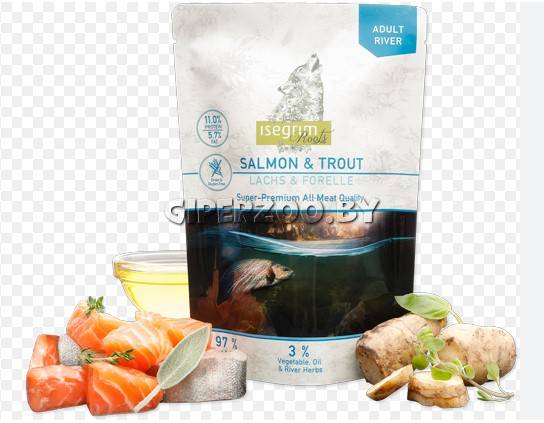 Isegrim Roots с лососем и форелью, 410 гр*6шт Isegrim Roots с лососем и форелью, 410 гр*6шт