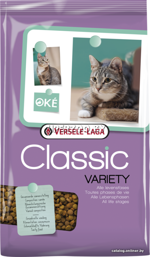 Сухой корм OKE CLASSIC VARIETY  для кошек(рыба), 4кг Сухой корм OKE CLASSIC VARIETY  для кошек(рыба), 4кг