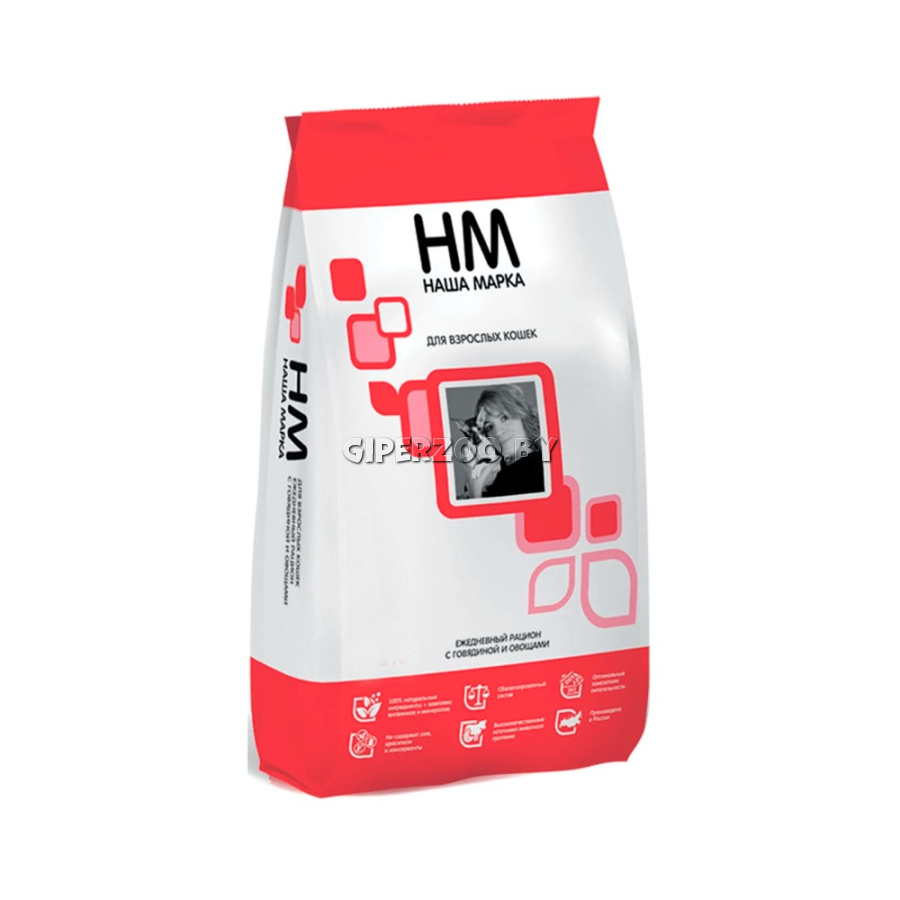 Корм Наша Марка (говядина, овощи), 2 кг Корм Наша Марка (говядина, овощи), 2 кг
