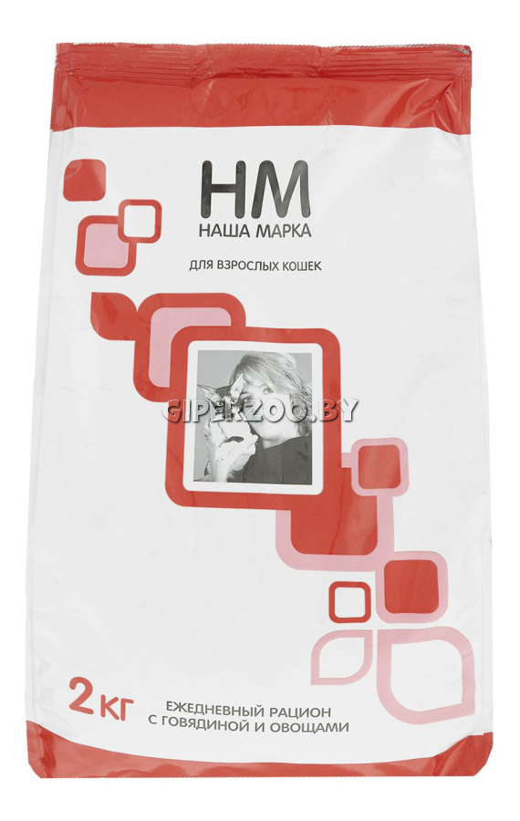 Корм Наша Марка (говядина, овощи), 2 кг Корм Наша Марка (говядина, овощи), 2 кг
