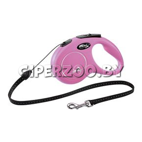 Рулетка Flexi Comfort Long розовая М, трос 8 м Рулетка Flexi Comfort Long розовая М, трос 8 м