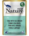 PRIME NATURE для кошек в желе (тунец и дорада),100г