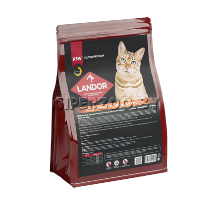 Landor Adult Hair&Skin (индейка и лосось), 2 кг Landor Adult Hair&Skin (индейка и лосось), 2 кг