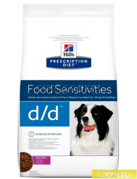 Hill's Prescription Diet Canine d/d (утка и рис), 12 кг Hill's Prescription Diet Canine d/d (утка и рис), 12 кг