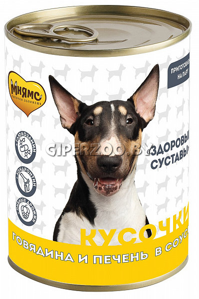 Мнямс кусочки в соусе  для собак  Мнямс кусочки в соусе  для собак