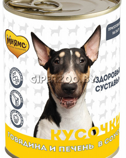 Мнямс кусочки в соусе  для собак  Мнямс кусочки в соусе  для собак