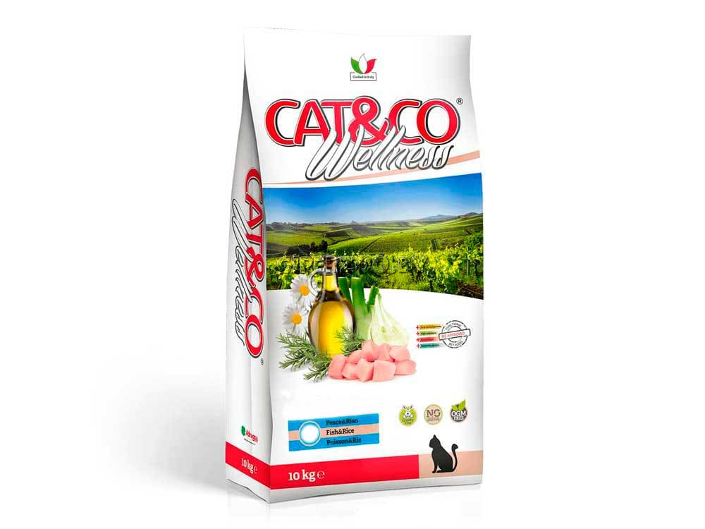 Adragna Cat&Co Adult Sterilized (рыба, рис), 10 кг Adragna Cat&Co Adult Sterilized (рыба, рис), 10 кг