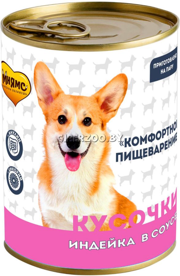 Мнямс кусочки в соусе для собак  Мнямс кусочки в соусе для собак