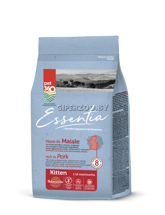 Pet360 ESSENTIA для котят со свининой, 300 гр Pet360 ESSENTIA для котят со свининой, 300 гр