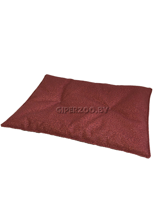 Лежанка-матрас для собаки Тото прямоугольная, L брусничная, 65х90 см Лежанка-матрас для собаки Тото прямоугольная, L брусничная, 65х90 см