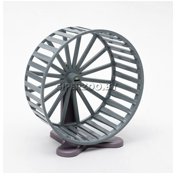 Колесо Дарэлл для грызунов с подставкой 9 см, серое Колесо Дарэлл для грызунов с подставкой 9 см, серое