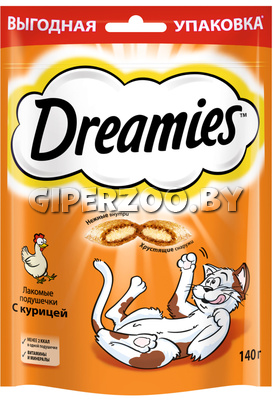 Dreamies подушечки с курицей, 140 гр Dreamies подушечки с курицей, 140 гр