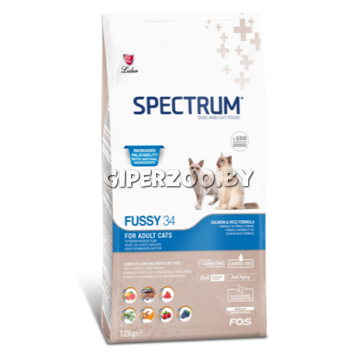 SPECTRUM Adult Fussy 34 (лосось), 2 кг SPECTRUM Adult Fussy 34 (лосось), 2 кг