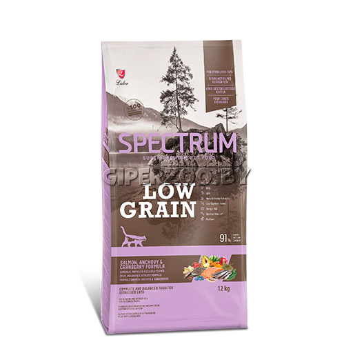 SPECTRUM Low Grain Sterilized (лосось), 2 кг SPECTRUM Low Grain Sterilized (лосось), 2 кг