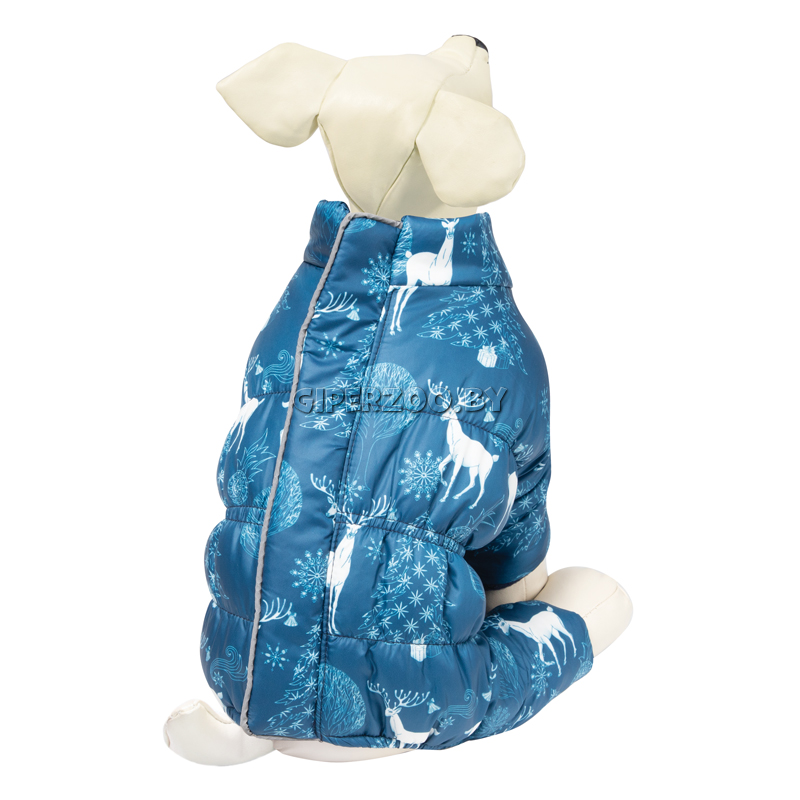 Комбинезон зимний с молнией на спине  Комбинезон зимний с молнией на спине