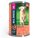 ALL DOGS для собак тефтельки (говядина в соусе), банка, 415 г