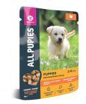 ALL PUPPIES для щенков тефтельки (индейка в соусе) пауч, 85 г