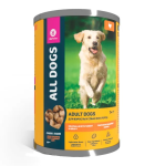 ALL DOGS для собак тефтельки (индейка соусе), банка, 415 г