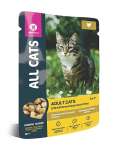 ALL CATS для кошек тефтельки (курица в соусе), 85 гр