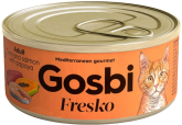 Gosbi Fresko (тунец,лосось, папайя), 70 гр