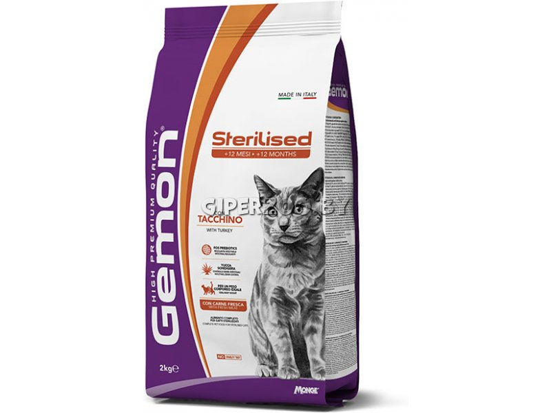 Gemon Cat Sterilised (индейка), 7 кг Gemon Cat Sterilised (индейка), 7 кг