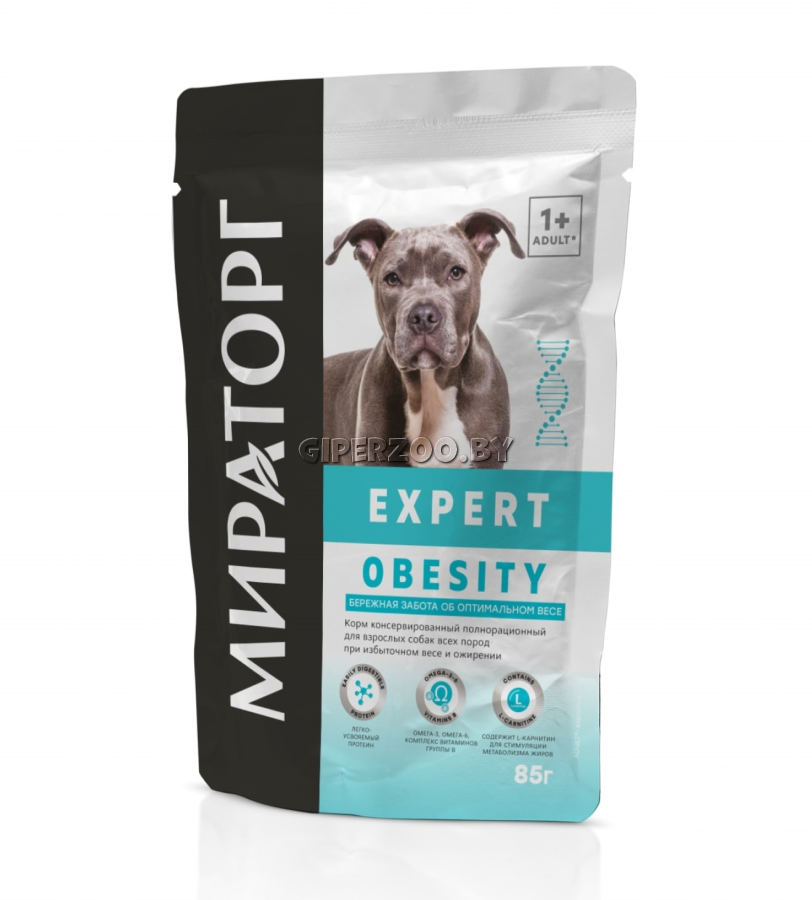 МИРАТОРГ Expert Obesity, 85 гр МИРАТОРГ Expert Obesity, 85 гр