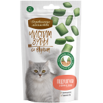 Зубочистики Чистим зубы, (крем из лосося), 30г