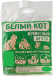 Наполнитель древесный Белый кот, 2,2л