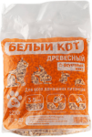 Наполнитель древесный Белый кот Фруктовый микс,10л