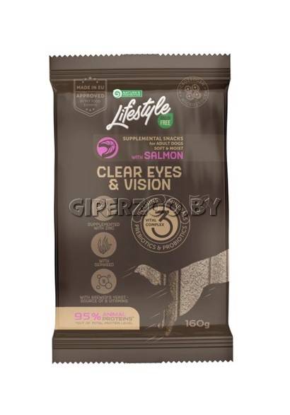 Nature's Protection Lifestyle GF Adult Clear Eyes Vision (лосось), 160 гр Nature's Protection Lifestyle GF Adult Clear Eyes Vision (лосось), 160 гр