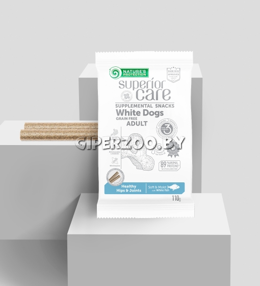 Nature's Protection SC White Dogs Healthy hips joints (рыба), 110 гр Nature's Protection SC White Dogs Healthy hips joints (рыба), 110 гр