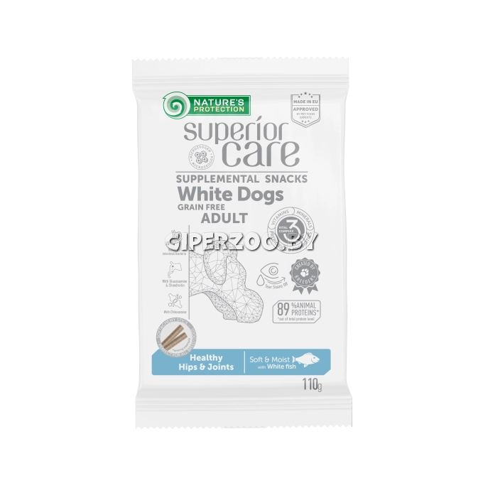 Nature's Protection SC White Dogs Healthy hips joints (рыба), 110 гр Nature's Protection SC White Dogs Healthy hips joints (рыба), 110 гр