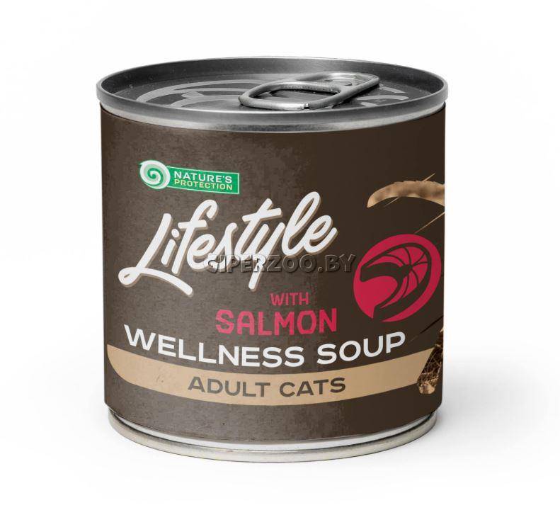 Суп для котов Lifestyle Sterilized с лососем, 140 мл*6 шт Суп для котов Lifestyle Sterilized с лососем, 140 мл*6 шт