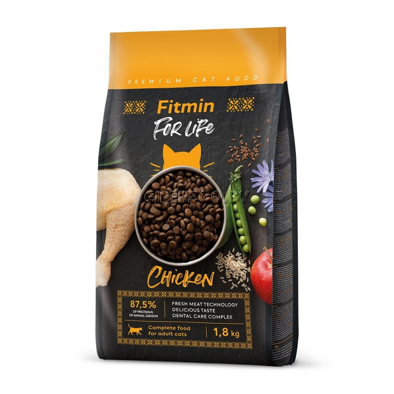 Fitmin For Life Adult Cat (Курица) 8 кг Fitmin For Life Adult Cat (Курица) 8 кг