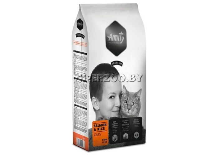 Amity Premium Cats (лосось и рис), 5 кг Amity Premium Cats (лосось и рис), 5 кг