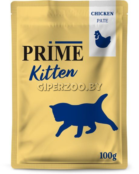 PRIME Kitten паштет (курица), 100 гр PRIME Kitten паштет (курица), 100 гр