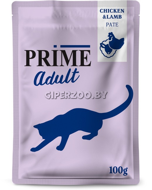PRIME Adult паштет (курица с ягнёнком), 100 гр PRIME Adult паштет (курица с ягнёнком), 100 гр