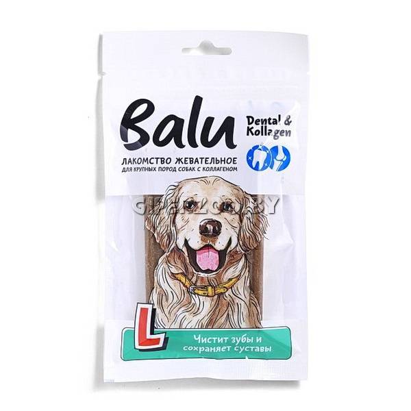 BALU Лакомство для крупных собак с коллагеном, 150 гр BALU Лакомство для крупных собак с коллагеном, 150 гр