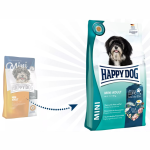 Happy Dog Mini Adult Fit&vital (птица, лосось), 4 кг