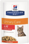 Hill's Prescription Diet c/d Urinary Stress с курицей (соус), 85гр*12шт