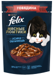Felix Мясные ломтики (говядина в соусе), 75гр*26 шт